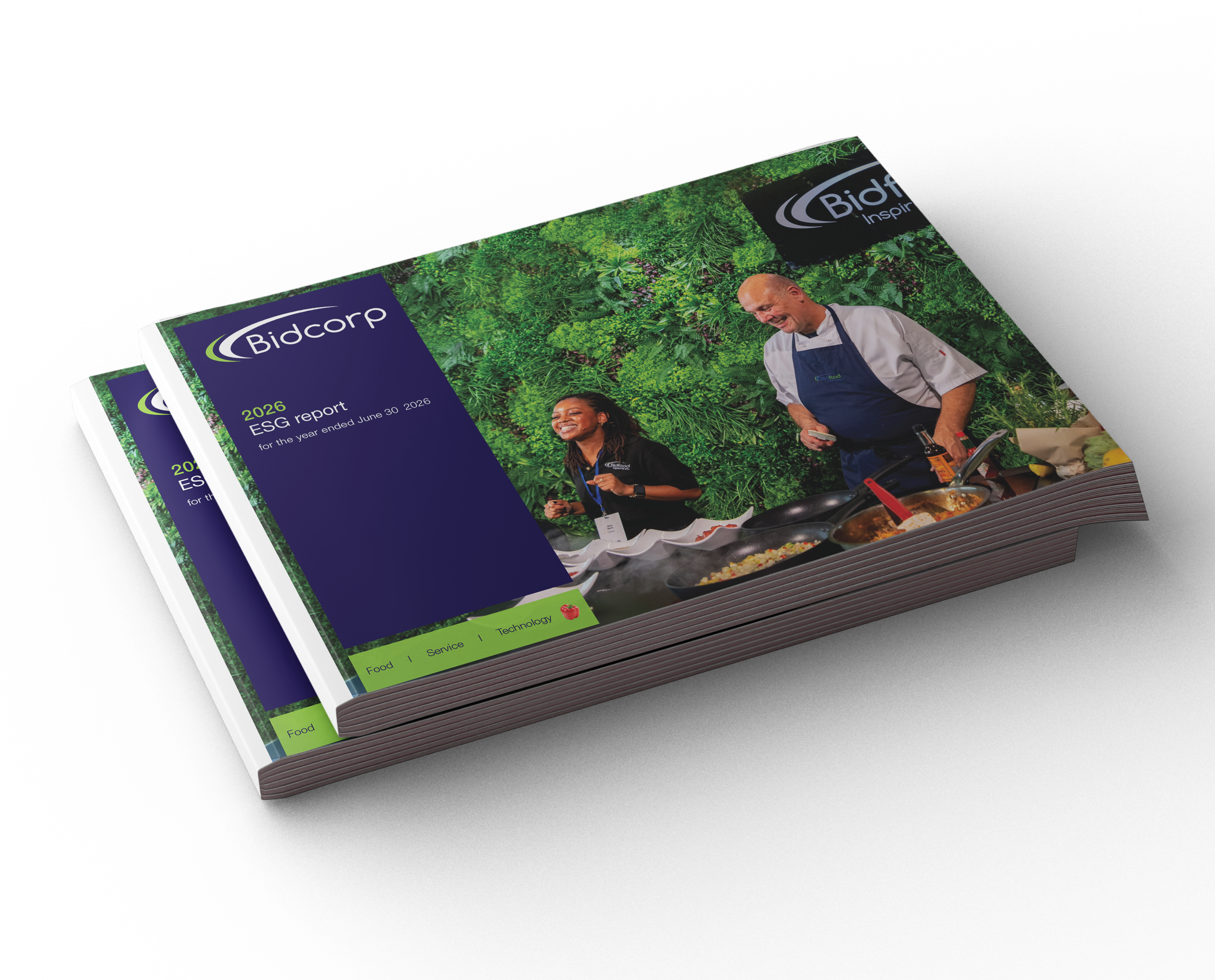 Bidfood branded recycled plastic crates — ESG Report 2026