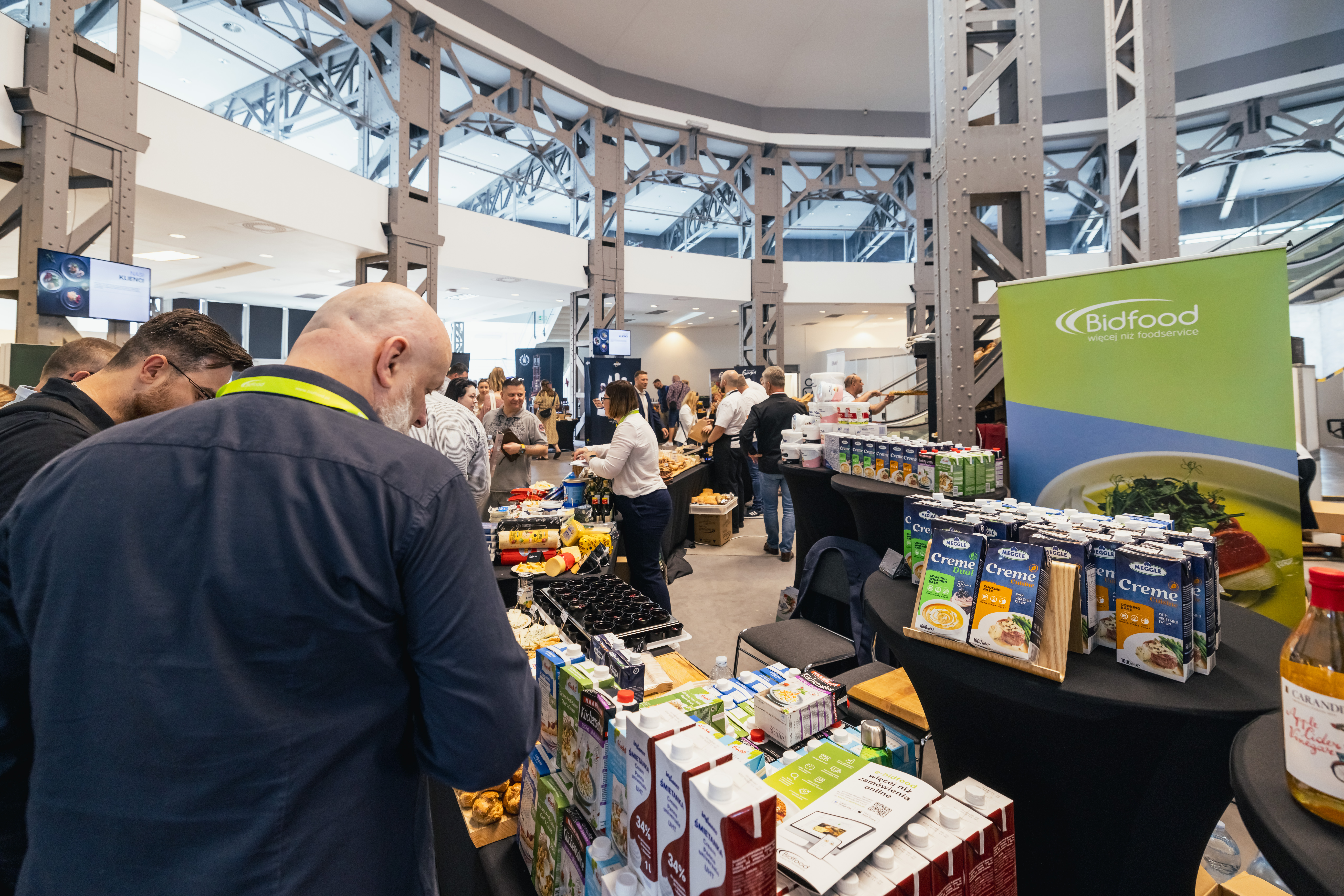 Bidfood product display at trade fair