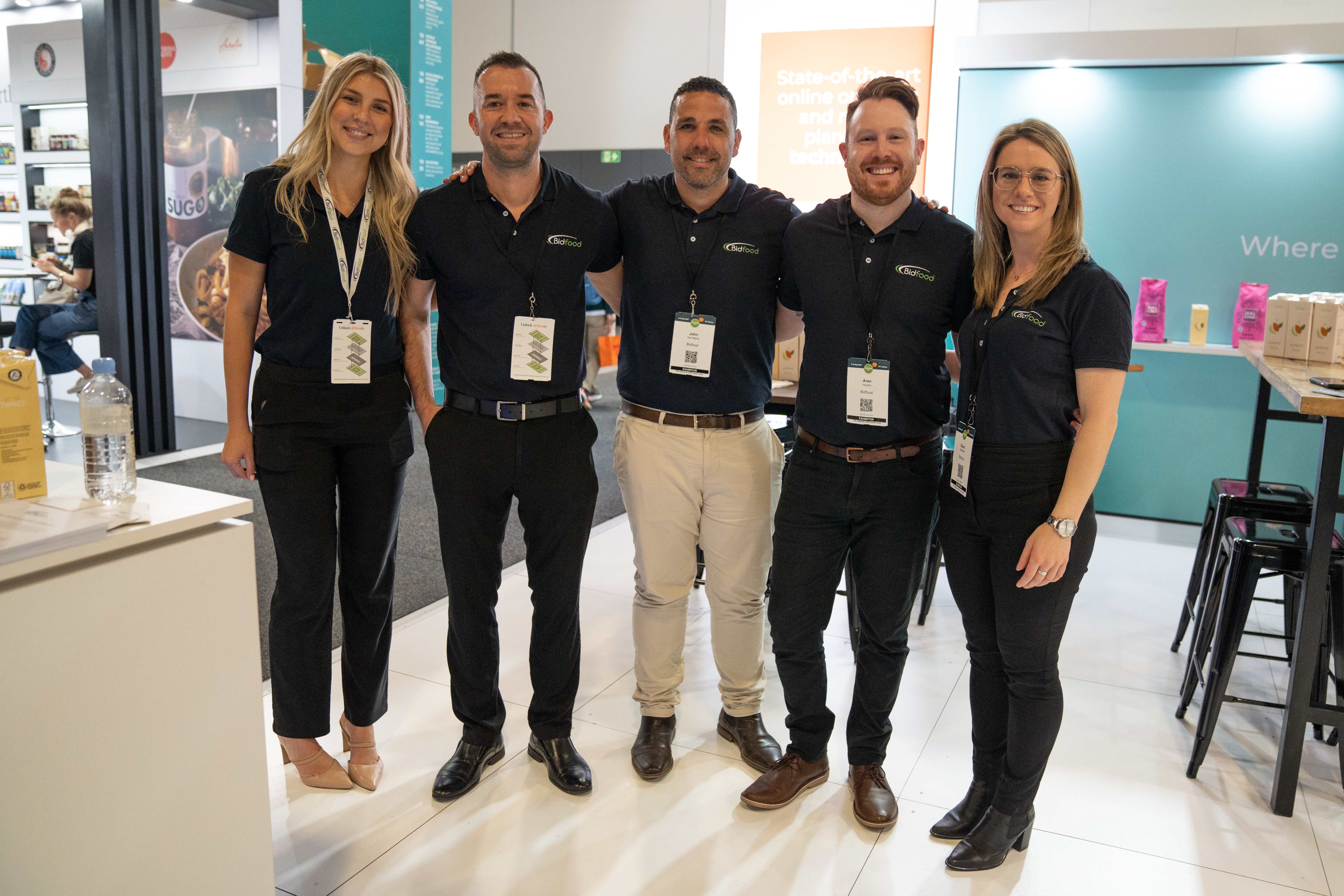 Bidfood staff team portrait
