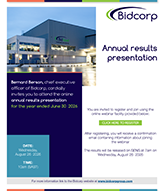 Bidcorp Full Year Results 2025 report cover